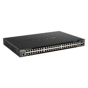 DGS-1520 Series – 44 ports GE PoE + 4 ports 2.5 GE PoE + 2 10 GE ports + 2 SFP+ Stackable  Smart Managed Switch