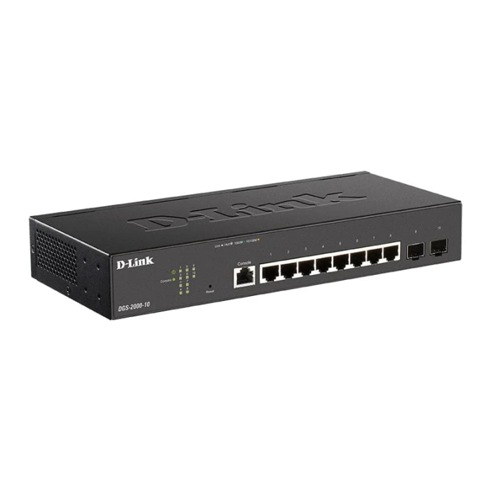 DGS-2000 Series -8-port Gigabit Managed Switch incl. 2 x SFP