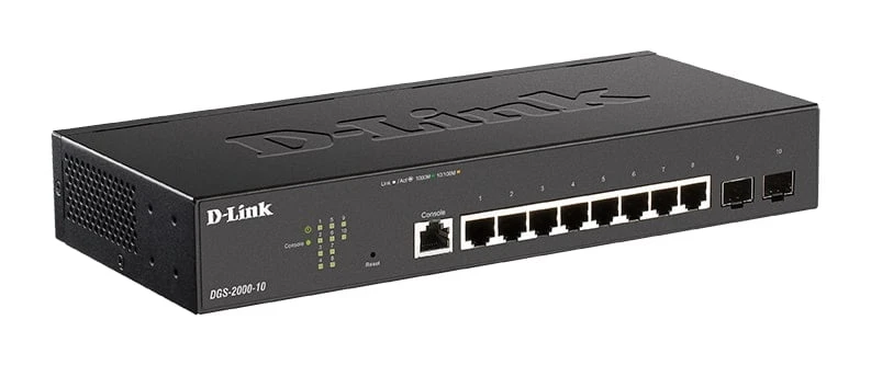 DGS-2000 Series -8-port Gigabit Managed Switch incl. 2 x SFP DGS-2000 Series -8-port Gigabit Managed Switch incl. 2 x SFP