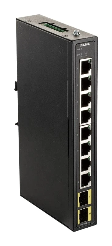 8-port Gigabit Industrial Switch including 2 x 100/1000M SFP 8-port Gigabit Industrial Switch including 2 x 100/1000M SFP