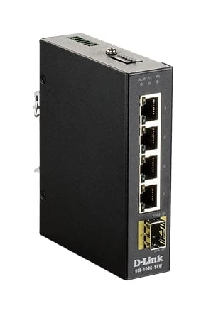 5 Port Unmanaged Switch with 4 x 10/100/1000BaseT(X) ports & 1 x 100/1000BaseSFP ports 5 Port Unmanaged Switch with 4 x 10/100/1000BaseT(X) ports & 1 x 100/1000BaseSFP ports