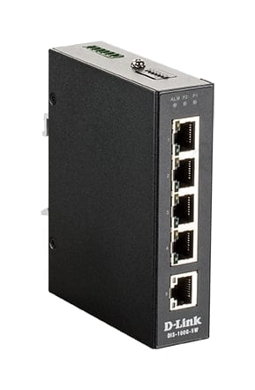 5 Port Unmanaged Switch with 5 x 10/100/1000BaseT(X) ports