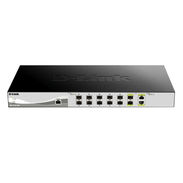 12 Port Smart Managed Switch including 10x10 SFP+ ports & 2 x Combo 10GBase-T/SFP+ uplink ports