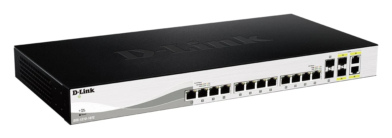 16 Port Smart Managed Switch including 12x10G ports, 2xSFP+ & 2 x Combo 10GBase-T/SFP+ 16 Port Smart Managed Switch including 12x10G ports, 2xSFP+ & 2 x Combo 10GBase-T/SFP+