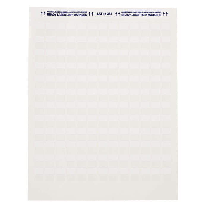 Wraparound labels - For laser printers