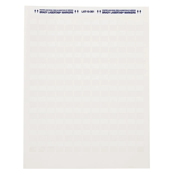 Wraparound labels - For laser printers