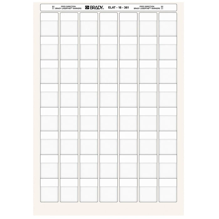 Wraparound labels - For laser printers
