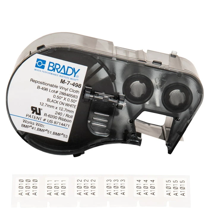 BMP5x 12.7x12.7mm label