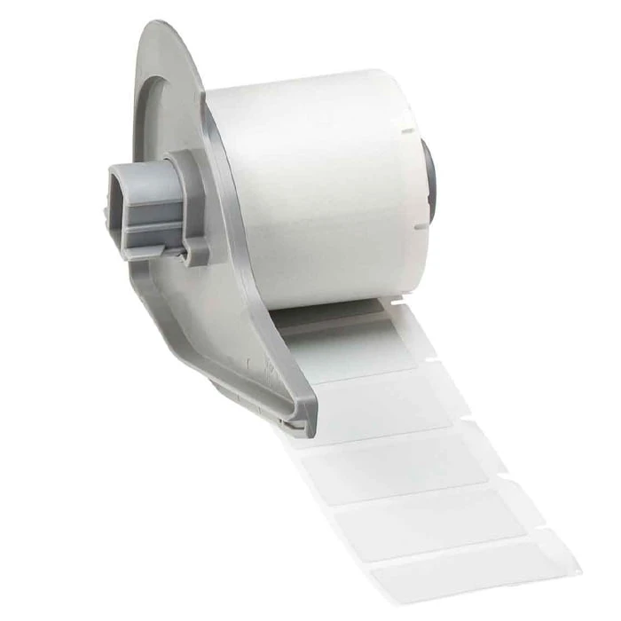 19.05 x38.1mm Metallised Polyester labels 19.05 x38.1mm Metallised Polyester labels