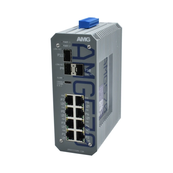 8x 10/100/1000TX (2x 90W, 4x 30W PoE & 2x Non-PoE), 3x 100M/1G/2.5G SFP