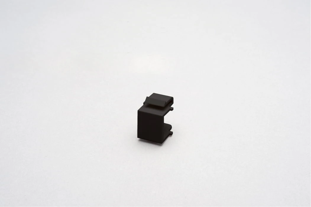 Everon™ Copper Datacom Black Blank Port Insert Everon™ Copper Datacom Black Blank Port Insert