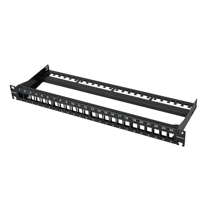 Everon™ Copper 24-Port Patch Panel, Flush Mount Everon™ Copper 24-Port Patch Panel, Flush Mount