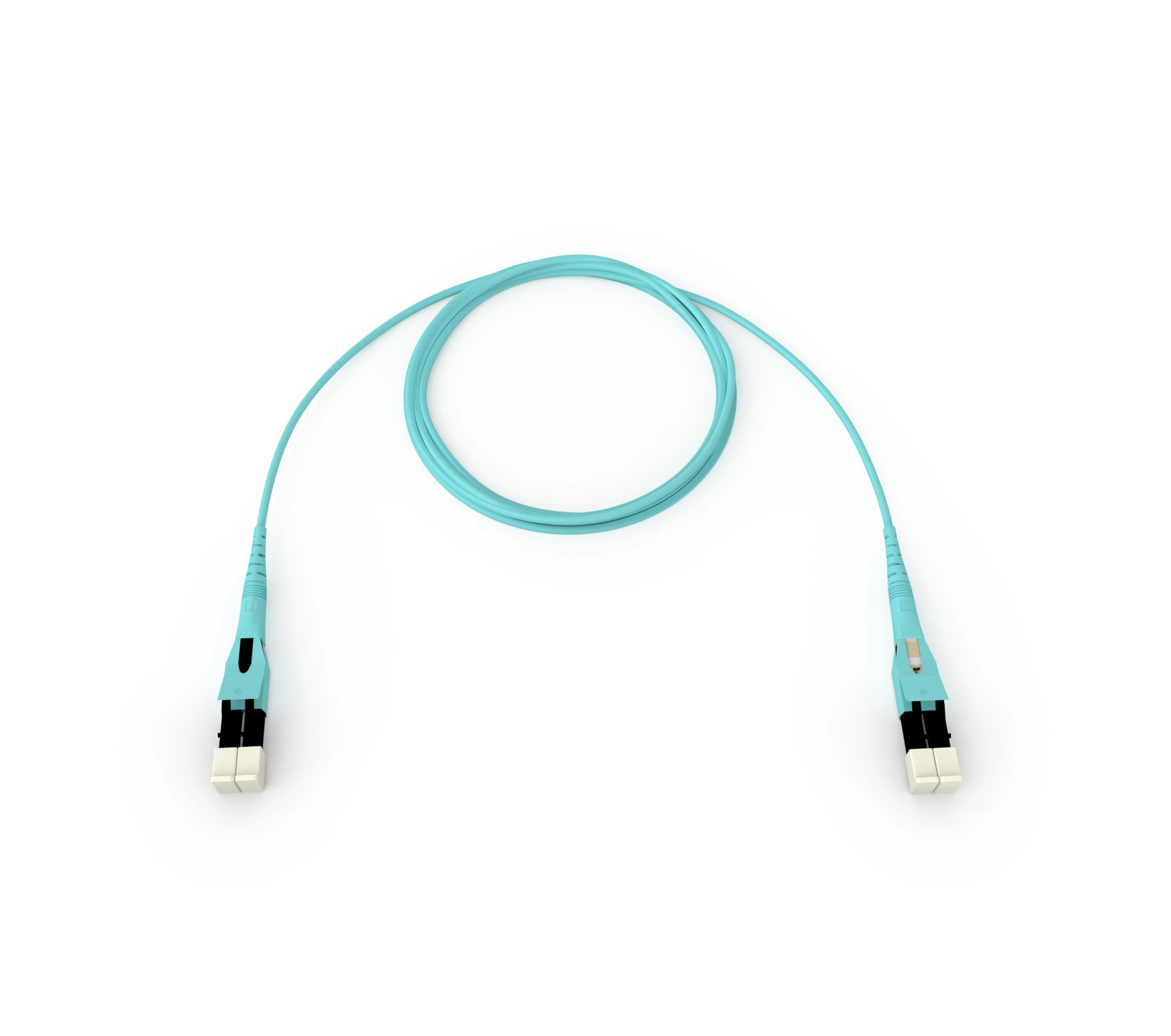 2 m LC Duplex Uniboot – LC Duplex Uniboot ClearCurve Multimode 50/125 µm OM3 Fibre Patch Cord 2 m LC Duplex Uniboot - LC Duplex Uniboot ClearCurve Multimode 50/125 µm OM3 Fibre Patch Cord