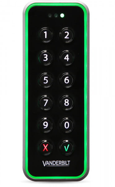 VR50M-MF NGCR MiFare EV1 Mullion Reader with Keypad VR50M-MF NGCR MiFare EV1 Mullion Reader with Keypad