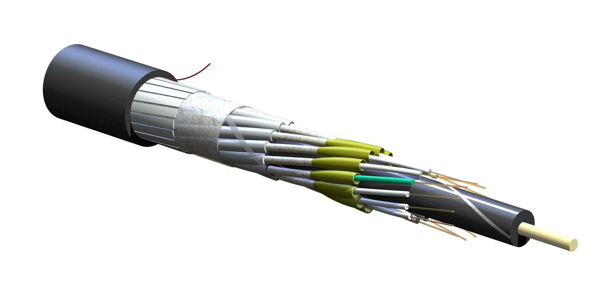 FREEDM Breakout Tight-Buffer Dielectric Armour In/Out Cable 12 F OS2 FREEDM Breakout Tight-Buffer Dielectric Armour In/Out Cable 12 F OS2
