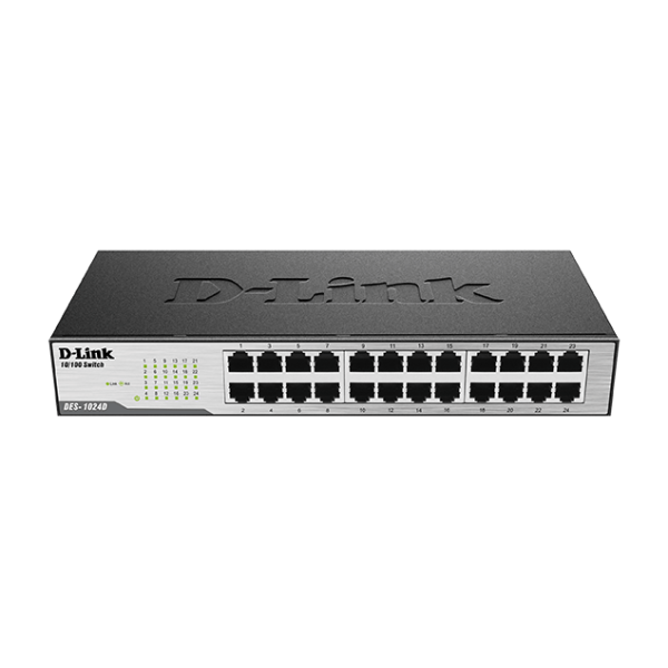 24-Port Fast Ethernet Unmanaged Desktop Switch