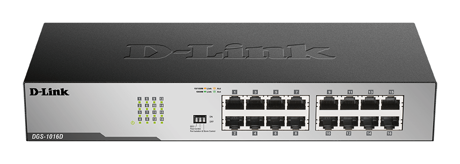 16-Port Gigabit Unmanaged Desktop Switch 16-Port Gigabit Unmanaged Desktop Switch