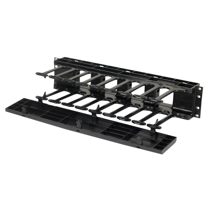 2U Horizontal Cable Manager Single Side (White)