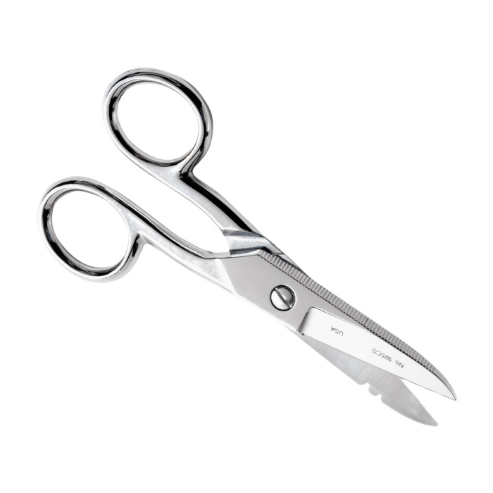 925CS 5" Electrician Scissors with Notch & Serrated