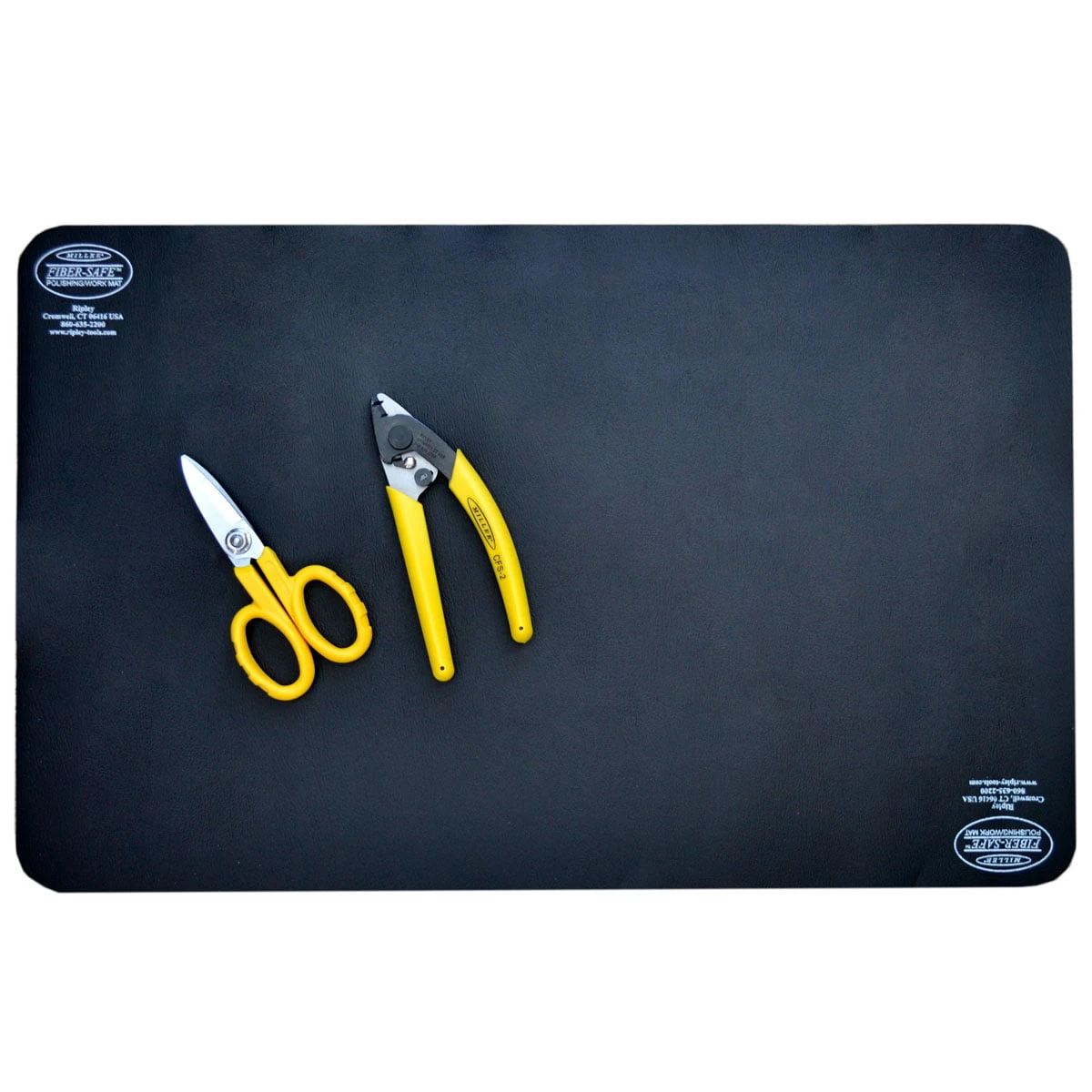 FS100 Fibre Optic Polishing/Work Mat (Black) FS100 Fibre Optic Polishing/Work Mat (Black)