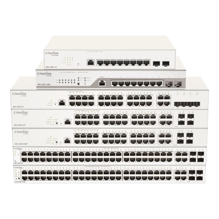 DGS-2000 Series - 24-port PoE Gigabit Managed Switch + 4 Combo 1000BaseT/SFP