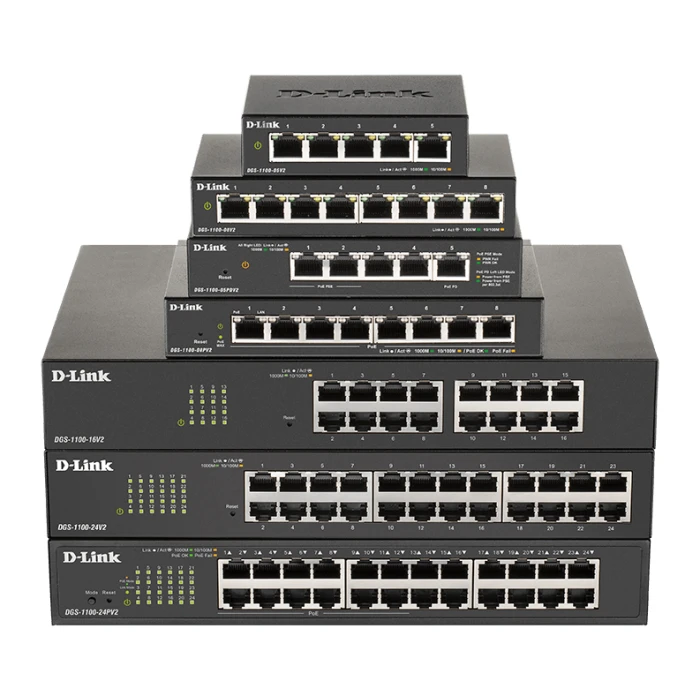 DGS-1100 Series - 8-Port Gigabit Smart Managed Switch