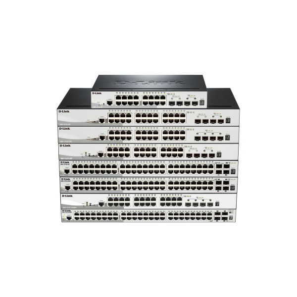 DGS-1510 Series – 20-Port Gigabit Stackable Smart Managed Switch including 2 10G SFP+ and 2 SFP ports