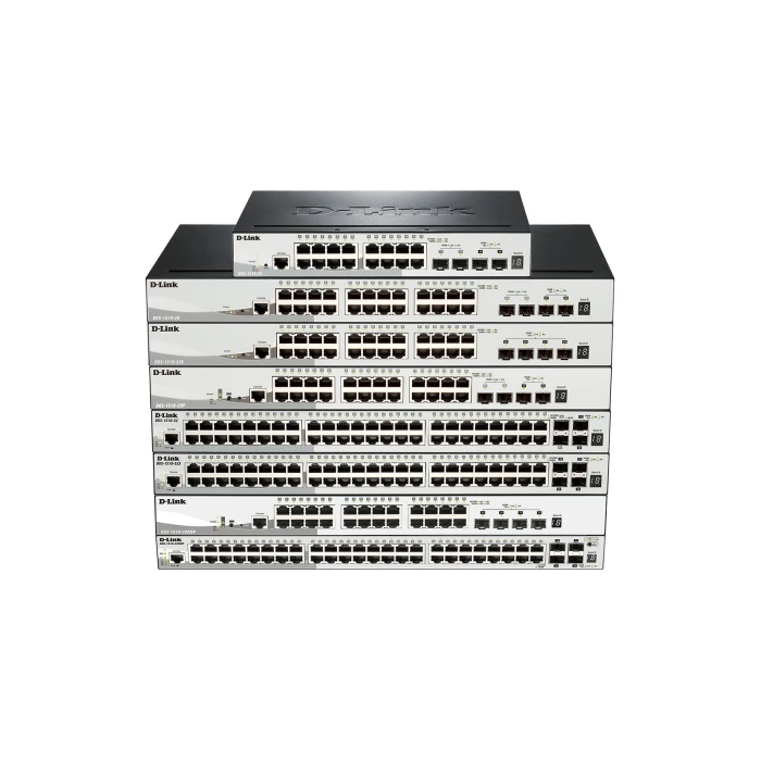 DGS-1510 Series – 20-Port Gigabit Stackable Smart Managed Switch including 2 10G SFP+ and 2 SFP ports DGS-1510 Series - 20-Port Gigabit Stackable Smart Managed Switch including 2 10G SFP+ and 2 SFP ports