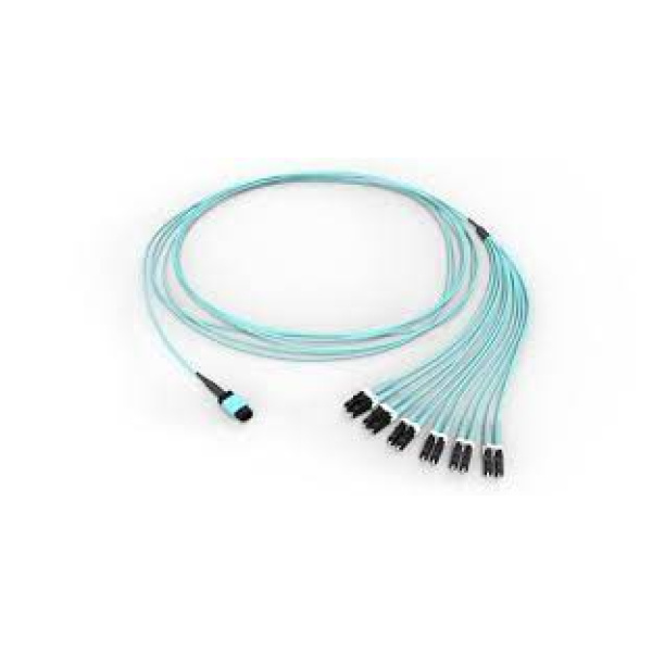 Plug & Play MTP-LC Duplex Harness, 12 fibre ClearCurve Multimode 50/125 µm OM4, 2000 mm legs, Length: XXX.XM
