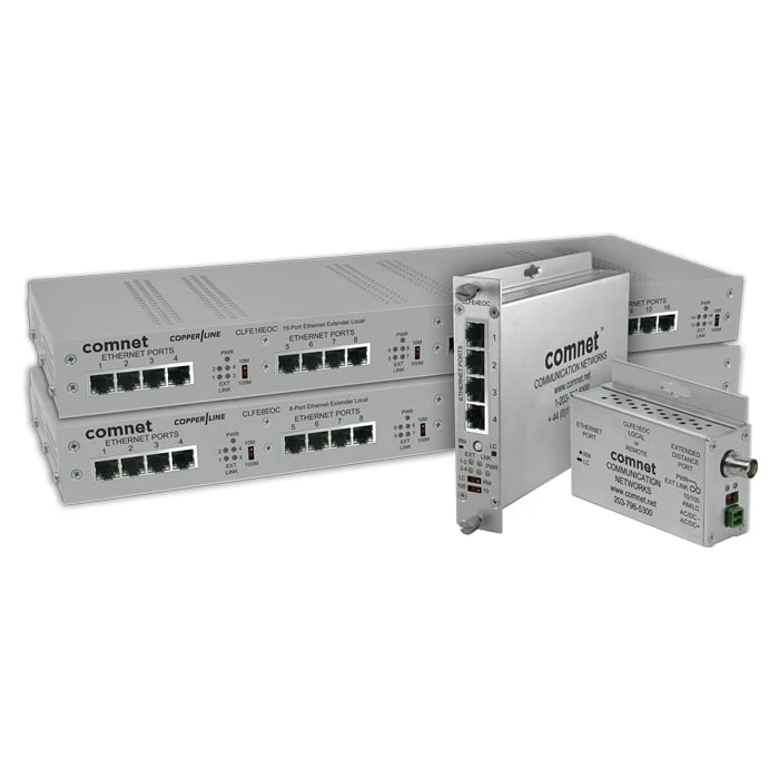 1 Channel Fast Ethernet Extender with Pass 1 Channel Fast Ethernet Extender with Pass