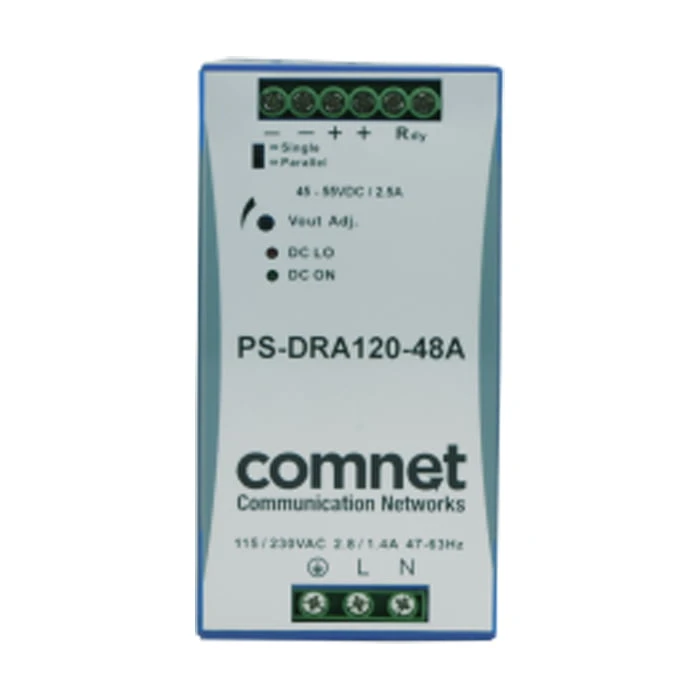 48Vdc 120W DIN Rail Mounting Power