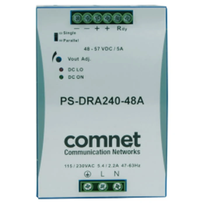 48Vdc 240W DIN Rail Mounting Power