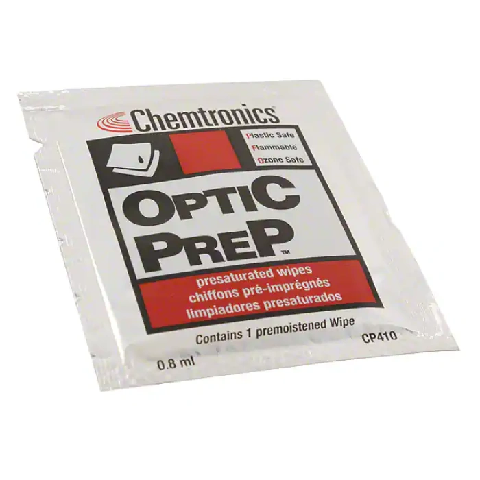 Optic Prep Lens Cleaning Pre-saturated Wipes