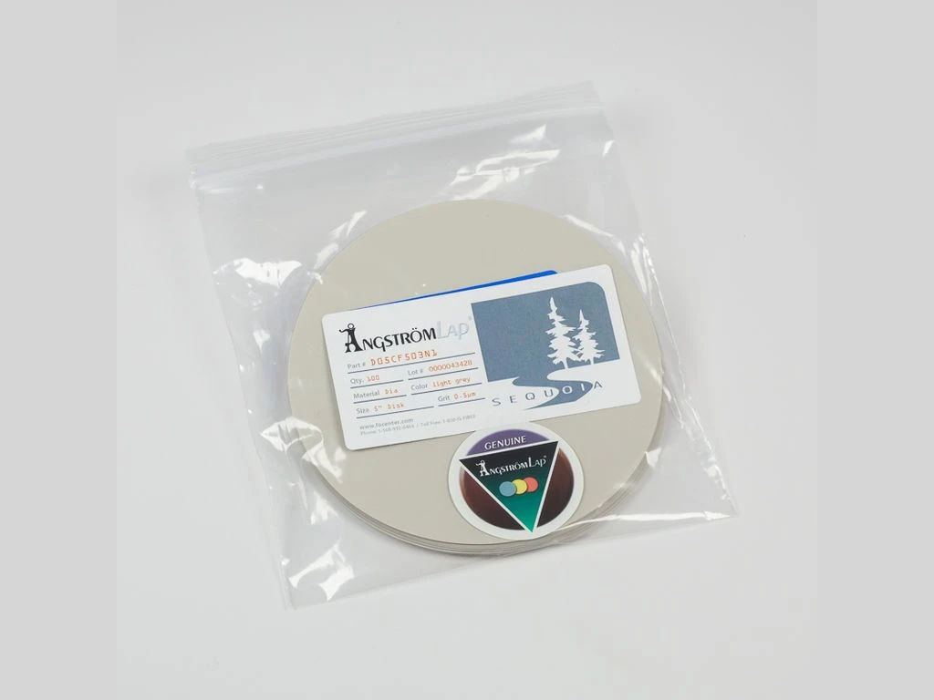 0.5um 5″ Disc Diamond Lapping Film 0.5um 5" Disc Diamond Lapping Film