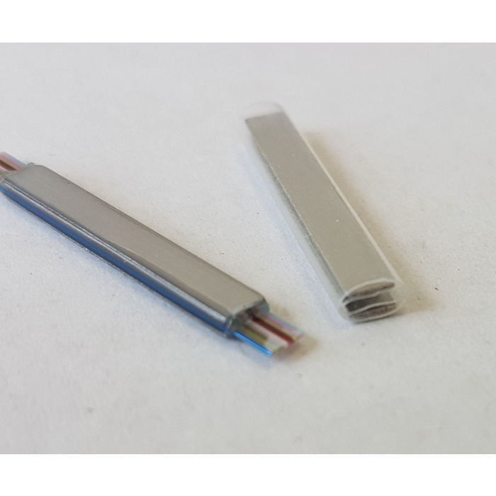 25mm Slim 12 Fibre Ribbon Splice Protector Sleeve – Clear
