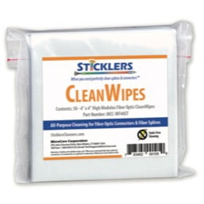 Sticklers CleanWipes. Bag of 50
