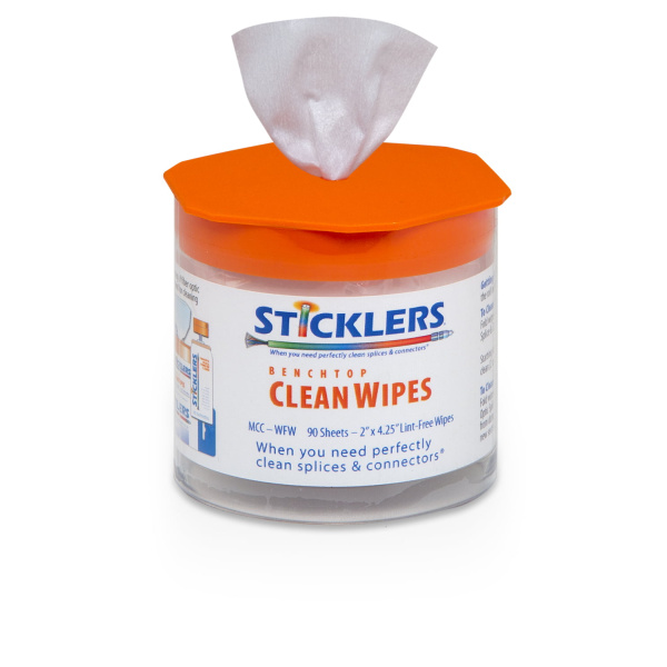 Sticklers CleanWipes. Tub of 90
