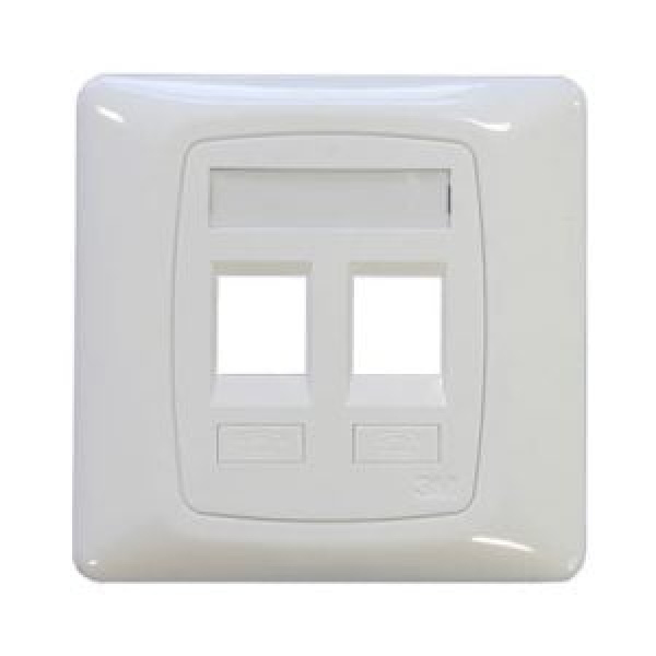 Everon™ Copper Datacom 0 x 80 mm Surface-Mount Housing for 80 x 80 mm Faceplates